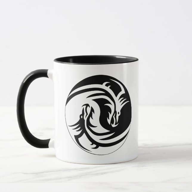 Taza Yin y Yang Dragon Head (Izquierda)