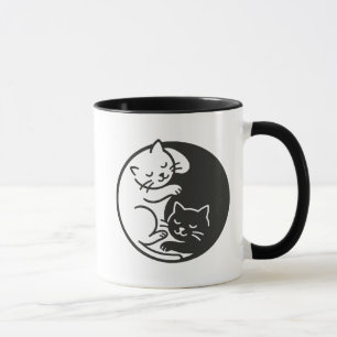 Taza Yin Yang Cats