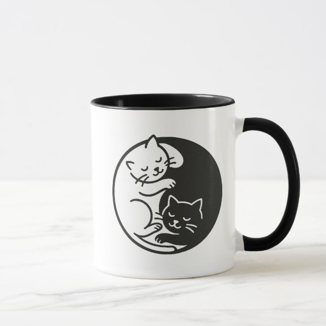 Taza Yin Yang Cats (Derecha)
