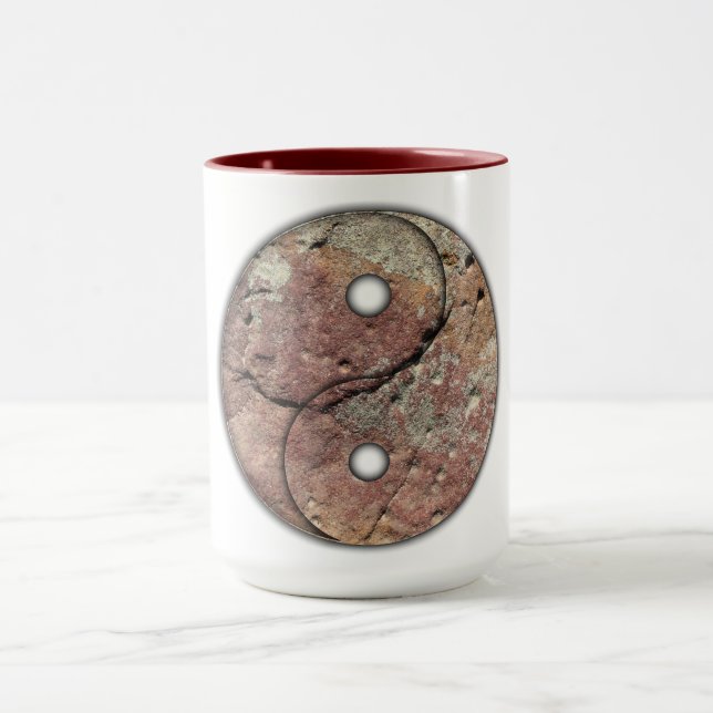 Taza Yin Yang Rock Art Talando Cañones, Nuevo México (Centro)