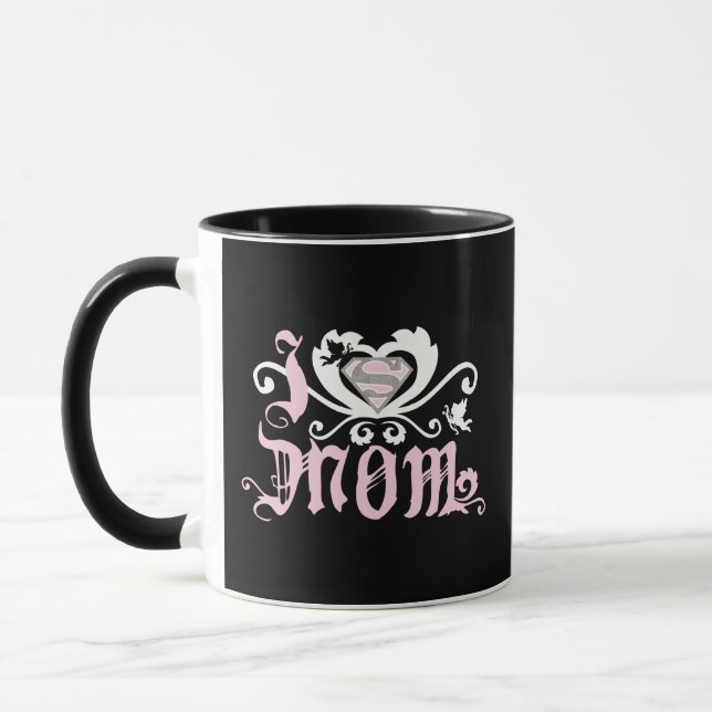 Taza Yo corazón a mamá rosa (Izquierda)
