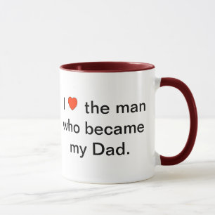 Taza Yo (corazón) el hombre que se convirtió en mi papá