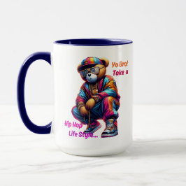 Taza "¡Yo hermano!" Tome un estilo de vida de HipHop -