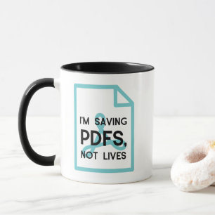 Taza Yo salvo Pdfs No Vive Graciosamente
