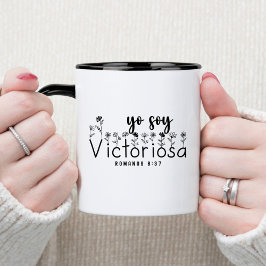 Taza Yo Soy Victoriosa Café Español Cristiano Mug