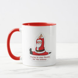 Taza Yoga Claus