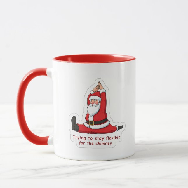 Taza Yoga Claus (Izquierda)
