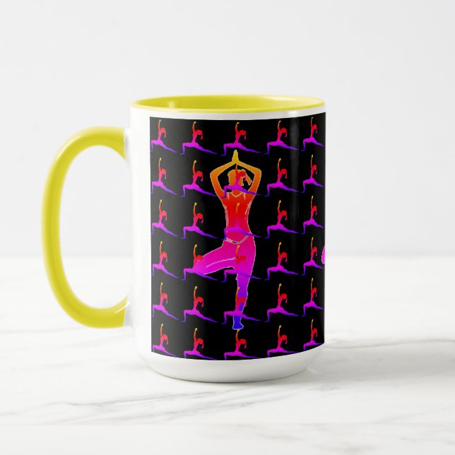 Taza Yoga colorido (Izquierda)