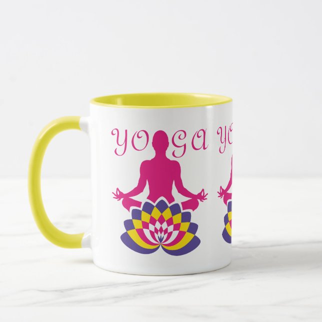 Taza Yoga Flor de Loto (Izquierda)