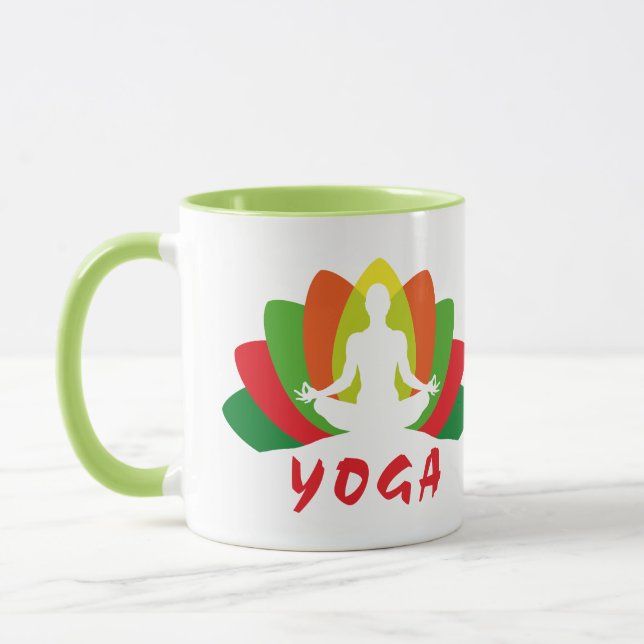 Taza Yoga Flor de Loto (Izquierda)