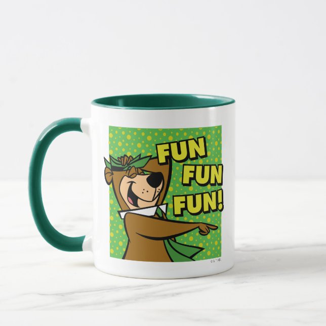 Taza Yogi Bear Fun Fun Fun (Izquierda)