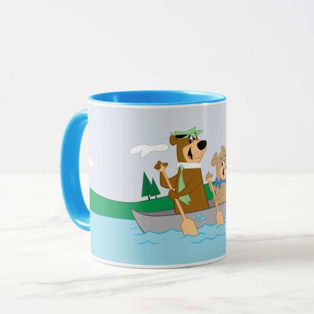 Taza Yogi Bear y Boo Fun Canoaventura (Anverso izquierdo)
