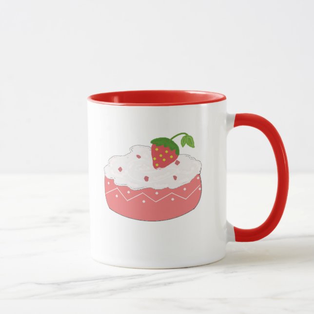 Taza Yogurt de fresa (Derecha)
