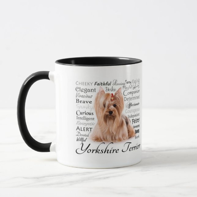 Taza Yorkie Traits Mug (Izquierda)