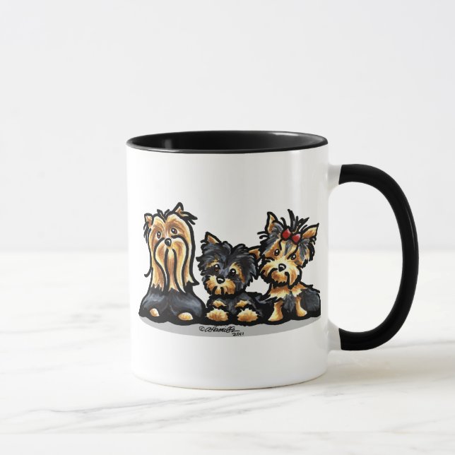 Taza Yorkie Trio (Derecha)