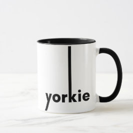 Taza Yorkie Yorkshire Terrier Amante y Dueño de Perro S