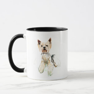 Taza Yorkie – Yorkshire Terrier, Taza de café de p