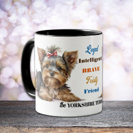 Taza Yorkshire Terrier Dog Loyal Friend