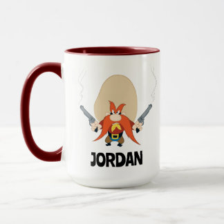 Taza Yosemite Sam Atrás | Añadir su nombre