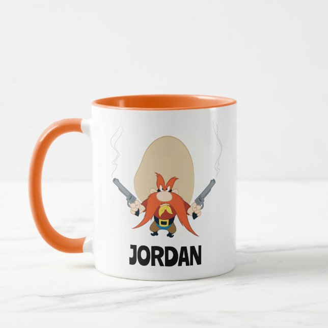 Taza Yosemite Sam Atrás | Añadir su nombre (Izquierda)
