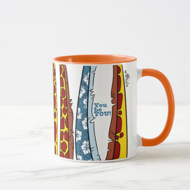 Taza YOU BE YOU GIRAFFE by Jeff Willis Art Mug (Derecha)