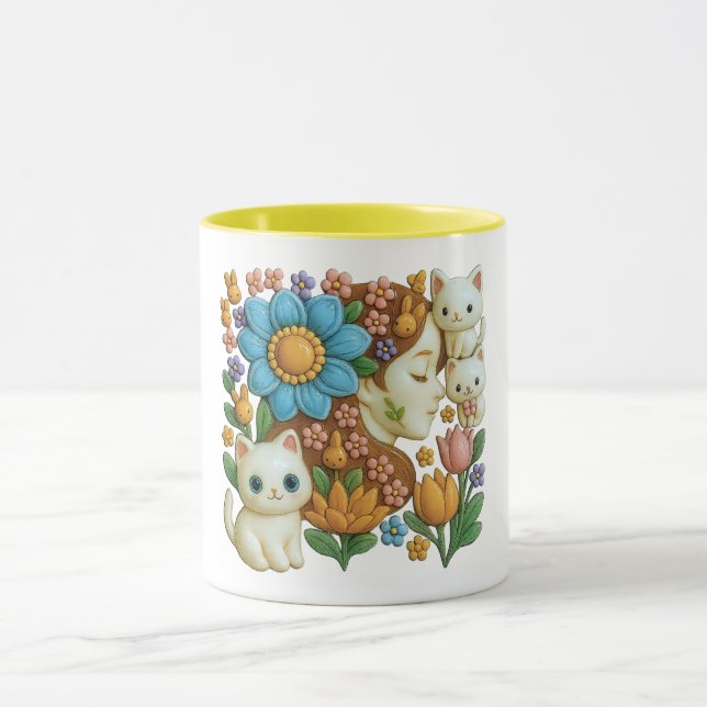 Taza Young girl in a magical world (Centro)