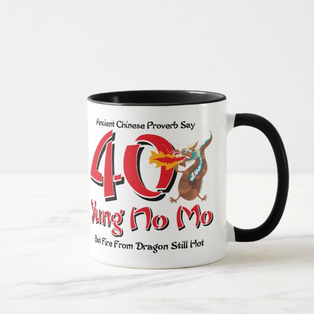 Taza Yung ningún 40.o cumpleaños del MES (Derecha)