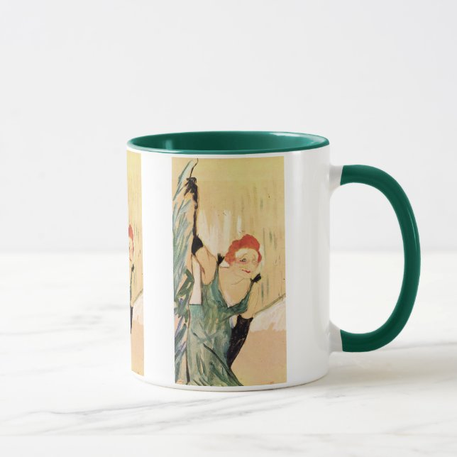 Taza Yvette Guilbert, Henri de Toulouse-Lautrec (Derecha)