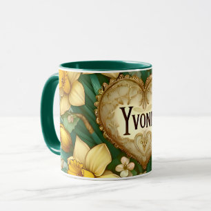 Taza YVONNE ~ Mug personalizado ~ daffodils ~