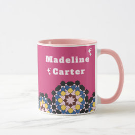 Taza Z9-Rosa y Elegancia Geométrica
