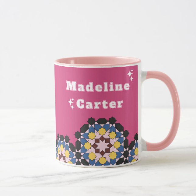 Taza Z9-Rose & Geometric Elegance (Derecha)