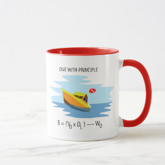 Taza Zambullida con el principio de Arquímedes