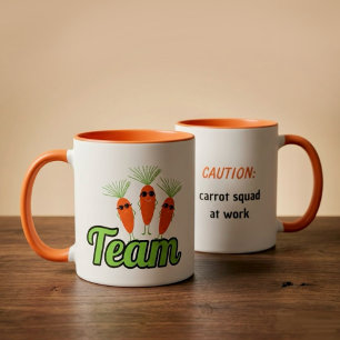 Taza Zanahorias divertidas