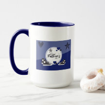 Taza Zapatillas Día del Padre Adorable Papá y Niño