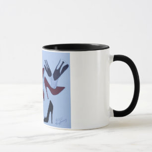 Taza zapatos de tacón alto múltiples