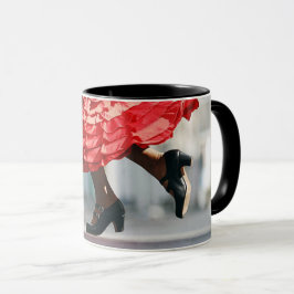 Taza Zapatos dinámicos de flamenco de bailarina