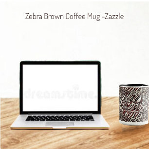 Taza Zebra Brown