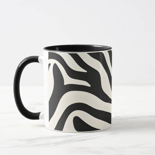 Taza Zebra Print Ceramic Mug (Izquierda)
