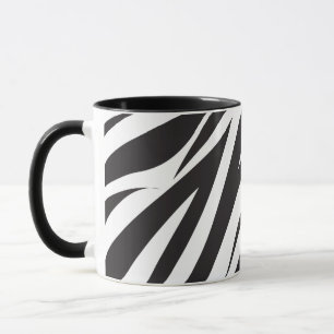 Taza Zebra Striped Pattern Coffee Mug