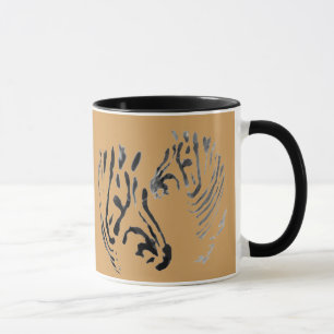 Taza Zebras de Arte Animal de Vida Silvestre