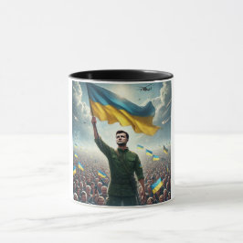 Taza Zelenskyy moviliza al pueblo de Ucrania