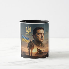 Taza Zelenskyy Presidente ucraniano Coffee Mug