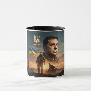 Taza Zelenskyy Presidente ucraniano Coffee Mug