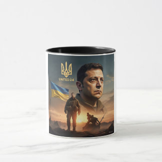 Taza Zelenskyy Presidente ucraniano Coffee Mug