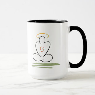 Taza Zen-Inspirada hombre del diseño de la