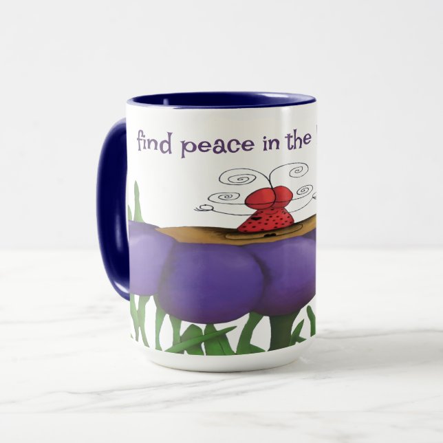 Taza Zen Ladybug (Anverso izquierdo)