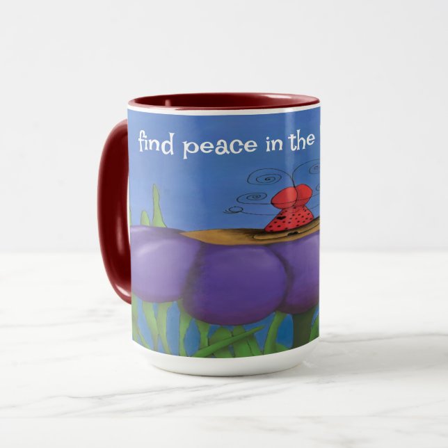 Taza Zen Ladybug (Anverso izquierdo)