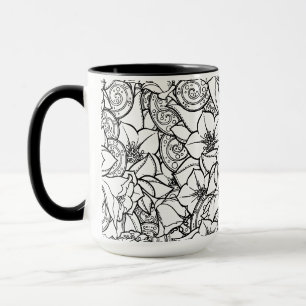 Taza Zendoodle florido