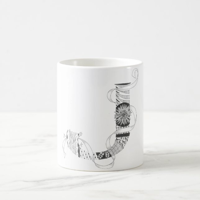 Taza - Zenletter "J " (Centro)