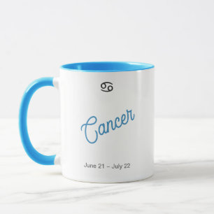 Taza Zodiac Cáncer – Taza de Café Astrología